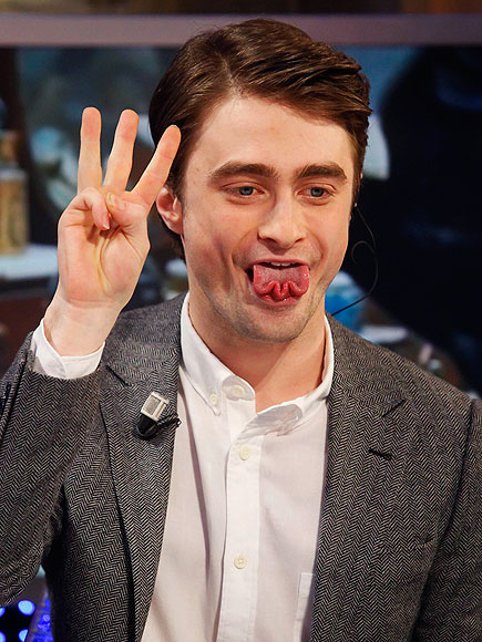 Radcliffe shows off his hidden talents during a TV appearance in Spain 