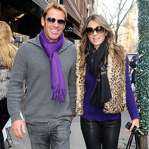 PERFECT MATCH photo | Elizabeth Hurley, Shane Warne