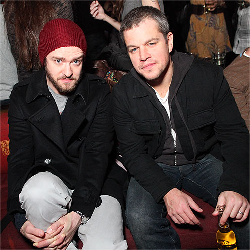 TOP 'GUNS' photo | Justin Timberlake, Matt Damon