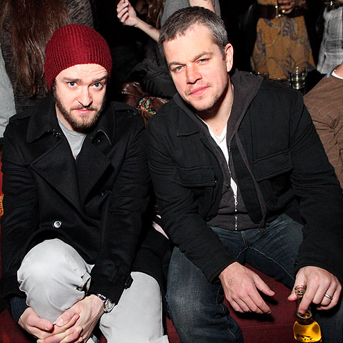 TOP 'GUNS' photo | Justin Timberlake, Matt Damon