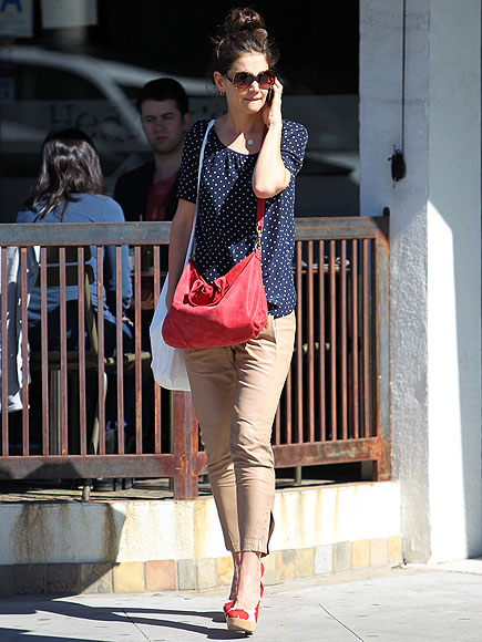 PHONING IT IN
 photo | Katie Holmes