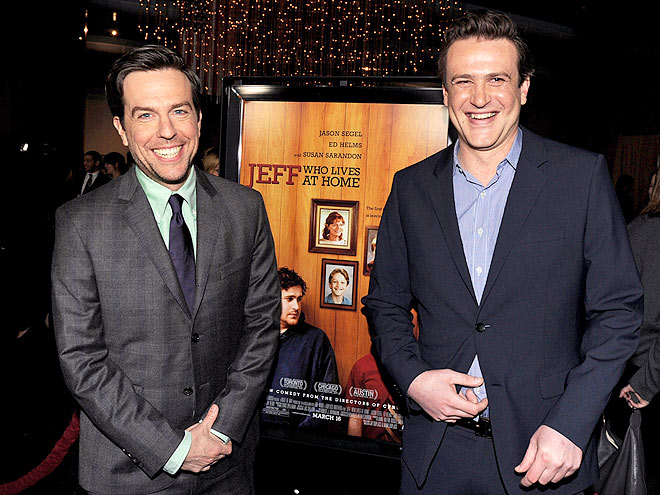 CARPET CUT-UPS photo | Ed Helms, Jason Segel