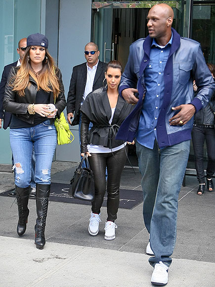 LEADER OF THE PACK 
 photo | Khloe Kardashian, Kim Kardashian, Lamar Odom