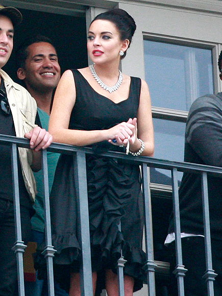 BALCONY SCENE
 photo | Lindsay Lohan