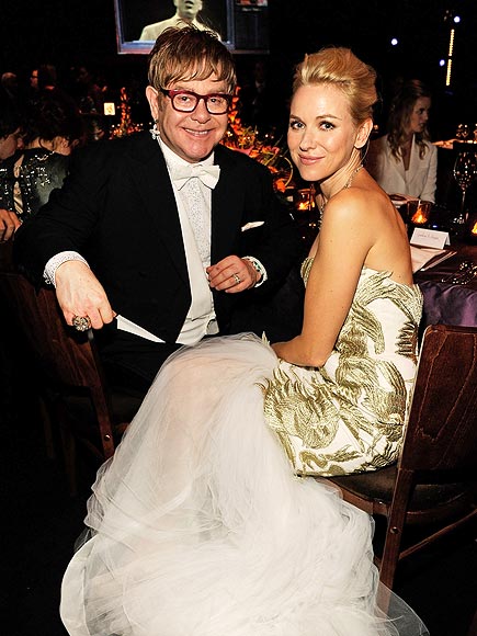 HAVING A 'BALL' photo | Elton John, Naomi Watts