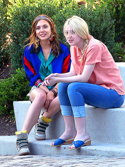 GIRL TALK photo | Dakota Fanning, Elizabeth Olsen