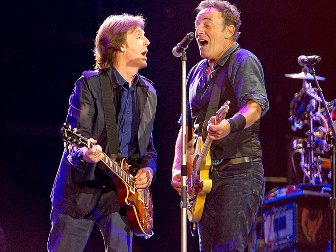 WHO'S THE BOSS? photo | Bruce Springsteen, Paul McCartney
