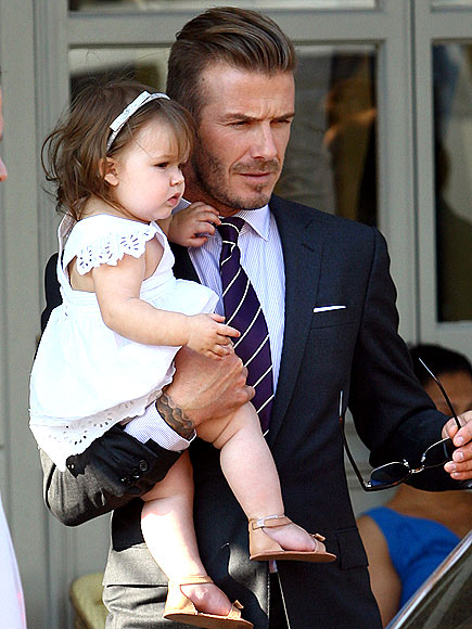 DADDY'S GIRL photo | David Beckham