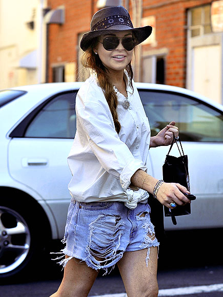 GETTING RIPPED photo | Lindsay Lohan