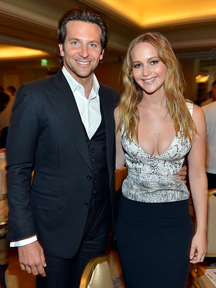 LUNCH MATES photo | Bradley Cooper, Jennifer Lawrence