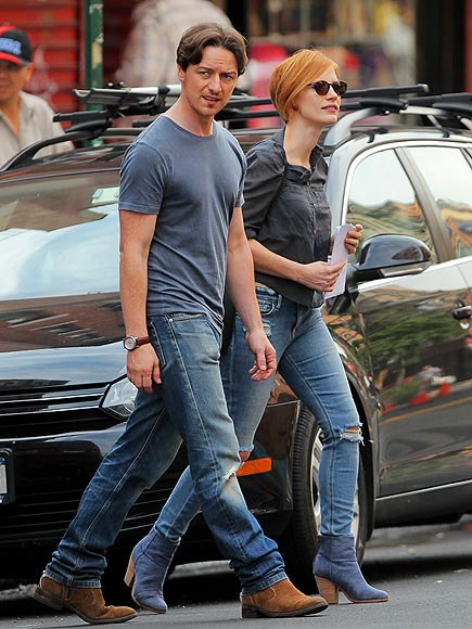 GOOD JEANS photo | James McAvoy, Jessica Chastain