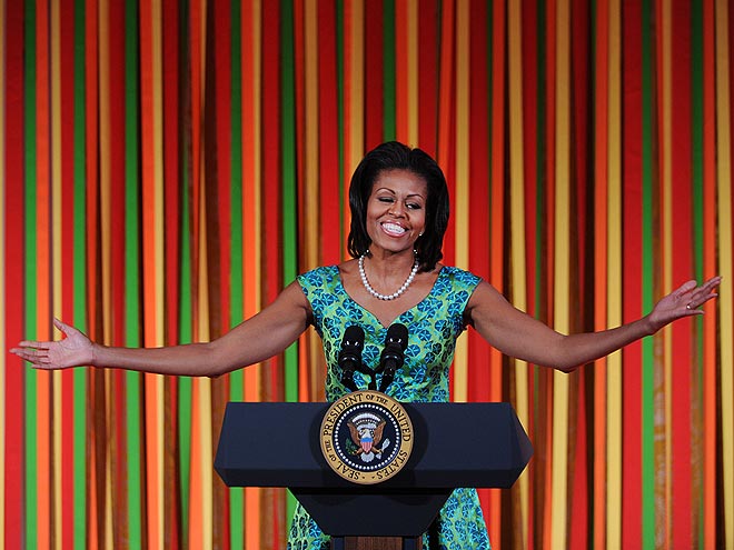 WARM WELCOME photo | Michelle Obama