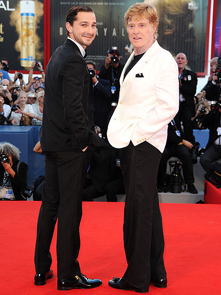 STAR TURN photo | Robert Redford, Shia LaBeouf