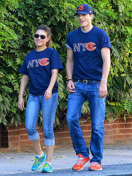 SHIRT TALES photo | Ashton Kutcher, Mila Kunis