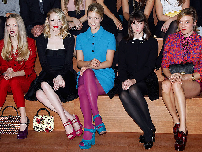 FACES IN THE CROWD photo | Chloe Sevigny, Amanda Seyfried, Dianna Agron, Emma Stone, Felicity Jones