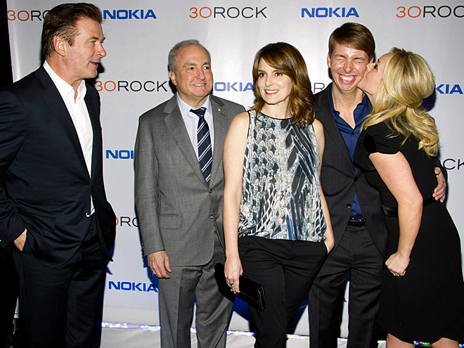 FOND FAREWELL photo | Alec Baldwin, Jack McBrayer, Jane Krakowski, Lorne Michaels, Tina Fey