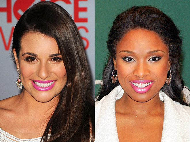 BUBBLE-GUM-PINK POUT photo | Jennifer Hudson, Lea Michele