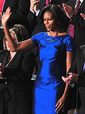 Michelle Obama State of the Union Dress: Barbara Tfank