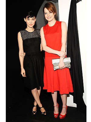 Emma Stone and Rooney Mara