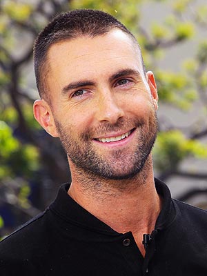 Adam Levine debuted a new buzz cut Wednesday when he stopped by the Los 
