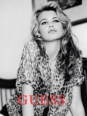 Claudia Schiffer Guess