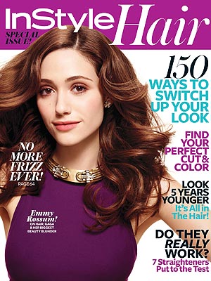Emmy Rossum InStyle Hair