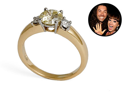 Diana DeGarmo Ace Young Engagement Ring