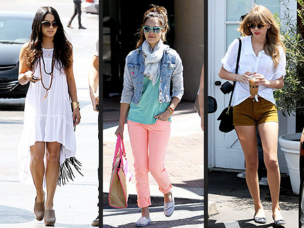 Vanessa Hudgens, Jessica Alba, Taylor Swift