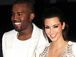Kim & Kanye Nuzzle at Cannes Beach Party | Kanye West, Kim Kardashian