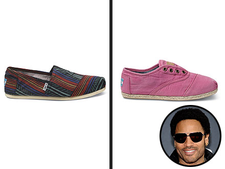 Lenny Kravitz Toms Shoes