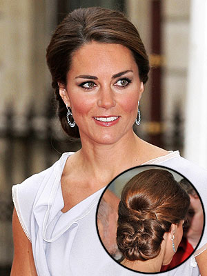 Kate Middleton Hairstyle on Kate Middleton Hair  Updo For Olympics     Style News   Stylewatch