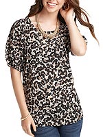 Cheetah-print sweater
