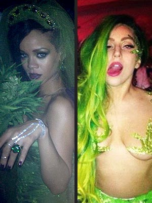 Rihanna, Lady Gaga Halloween Costumes