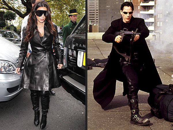 kim kardashian 600x450 Is Kim Kardashian Channeling Keanu?