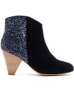 Glitter bootie