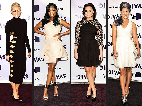 Miley Cyrus, Brandy, Demi Lovato, Kelly Osbourne