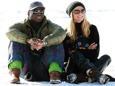 Celebs' Best Winter Workout Looks | Heidi Klum, Seal