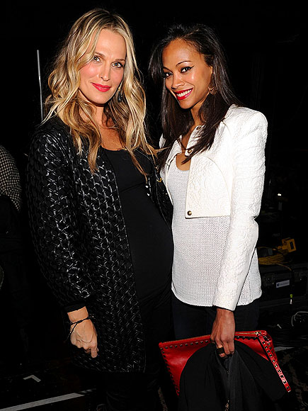 MOLLY SIMS & ZOË SALDANA photo | Molly Sims, Zoe Saldana