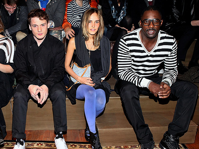 Y-3 FRONT ROW photo | Anton Yelchin, Idris Elba, Isabel Lucas