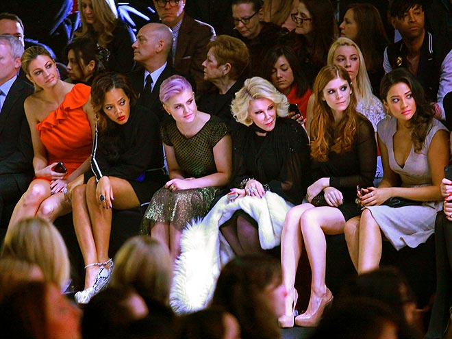 FRONT ROW AT BADGLEY MISCHKA photo | Erin Andrews, Joan Rivers, Kate Mara, Kelly Osbourne