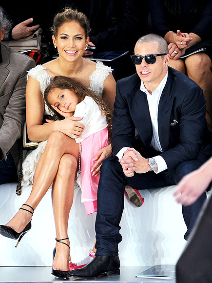 CHANEL FRONT ROW photo | Casper Smart, Jennifer Lopez