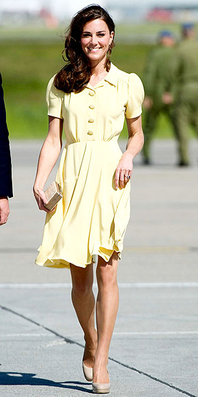 LEMONY YELLOW photo | Kate Middleton