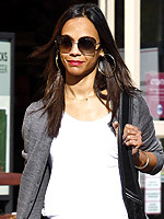 Stars' Grocery Store Looks | Zoe Saldana