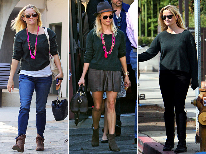 AUTUMN CASHMERE SWEATER photo | Reese Witherspoon