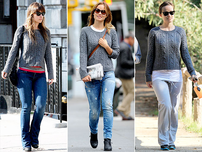 AUTUMN CASHMERE SWEATER photo | Olivia Wilde