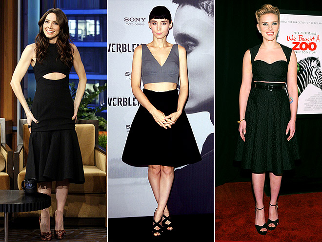 BARE MIDRIFFS photo | Rooney Mara, Scarlett Johansson, Whitney Cummings