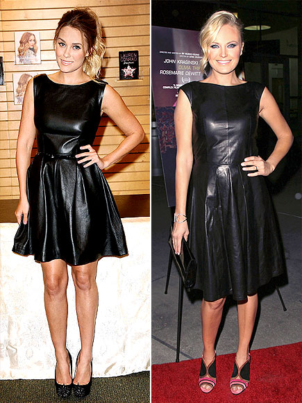 LADYLIKE LEATHER DRESS photo | Lauren Conrad, Malin Akerman