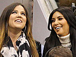Off-Duty Hollywood: Kim Kardashian Remains Cheery at a Basketball Game