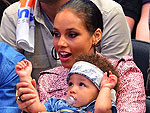 Alicia Keys and Son Egypt Cheer On the Knicks