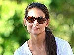 Katie Homes and Suri Take a Bike Ride | Katie Holmes